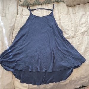 open back flowy target tank top